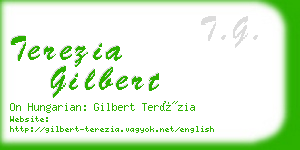 terezia gilbert business card